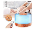[Like New] ZENVES 500ml Ultrasonic Essential Oil Diffuser with Remote Control LED Light by Deal US