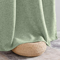 Jinchan Faux Linen Curtains 96” Gray Farmhouse Grommet Light Filtering Set by Deal US