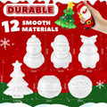 Poen 12 Pack Christmas Slow Rise Squeeze Soft Toy Kids Xmas Crafts by Deal US