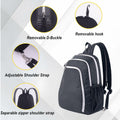 SPOENGRU Small Convertible Sling Backpack Crossbody Bag Black by Deal US