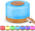 [Like New] ZENVES 500ml Ultrasonic Essential Oil Diffuser with Remote Control LED Light by Deal US