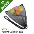 U-pick Pickleball Balls 40 Holes Outdoor Durable High Elasticity 4 Pack Multi by Deal US