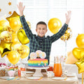28Pcs Happy Birthday Foil Balloons Star Heart 18" Gold Confetti by Deal US