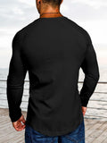 Comdecevis Men's Gym Workout Athletic Long Sleeve T-Shirt Black XL by Deal US