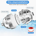 Shower Head Filter Vitamin C Hard Water Remove Chloride Heavy Metals by Deal US