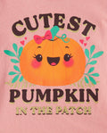 The Children's Place Baby Girls Long Sleeve Graphic TShirts 2Pack Pumpkin 12-18M by Deal US