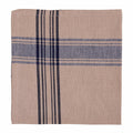 Yourtablecloth Stripe Napkin Set of 6 20x20 Nautical Blue by Deal US