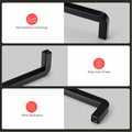 homdiy 25Pack 5in Black Stainless Steel Cabinet Handles Modern Drawer Pulls by Deal US