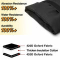 Outdoor Faucet Cover Thickened Waterproof Freeze Protection 8.4x6.8in Black 12pc by Deal US