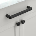 homdiy 25Pack 5in Black Stainless Steel Cabinet Handles Modern Drawer Pulls by Deal US