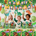 Daidle Unicorn Birthday Party Supplies Kit Banner Tableware for 24 Guests by Deal US