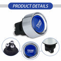 [Like New] DYEKNEE 12V Keyless One-Touch Start Switch 3 Pin Blue Engine Ignition by Deal US