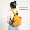Phaoullzon Mini Backpack Travel Purse Small Casual Daypack Yellow by Deal US