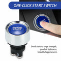 [Like New] DYEKNEE 12V Keyless One-Touch Start Switch 3 Pin Blue Engine Ignition by Deal US