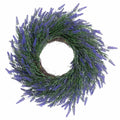 JUST FOR PARTY 18" Lavender Wreath Purple Artificial Spring Summer Decor by Deal US