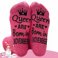 Ao Yee ZGL Queen ARE Born in August Women Socks Funny Birthday Gifts by Deal US