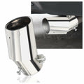 IHOTDER Stainless Steel Car Exhaust Tip 5.5'' Length Bolt-On Bright Silver by Deal US