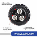 [Like New] DYEKNEE 12V Keyless One-Touch Start Switch 3 Pin Blue Engine Ignition by Deal US