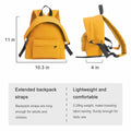 Phaoullzon Mini Backpack Travel Purse Small Casual Daypack Yellow by Deal US