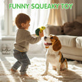[Like New] Aqezd Turtle Small Dog Squeaky Toy with Ball 2-in-1 Plush BPA-Free by Deal US
