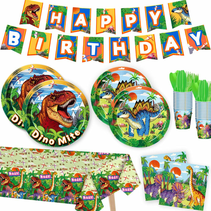 Daidle Unicorn Birthday Party Supplies Kit Banner Tableware for 24 Guests by Deal US
