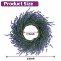 JUST FOR PARTY 18" Lavender Wreath Purple Artificial Spring Summer Decor by Deal US