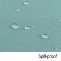 maxmill Jacquard Waterproof Spillproof Tablecloth 60x60 Turquoise by Deal US