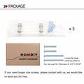 homdiy 10 Pack 5 Inch Cabinet Pulls Brushed Brass Gold Kitchen Handles by Deal US