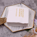 VOWFOO Came For The Wine Stayed For Gossip Funny Cocktail Napkins 100pcs 4.5x4.5 by Deal US
