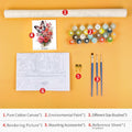 [Like New] TUMOVO Paint by Number Landscape Mountains DIY Kit 16x20 Inch Canvas by Deal US