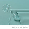 maxmill Jacquard Waterproof Spillproof Tablecloth 60x60 Turquoise by Deal US