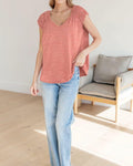 Bliwov Womens Cute Summer V Neck Short Sleeve Casual T Shirt Pink by Deal US