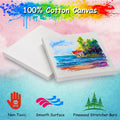 12PCS Mini Canvas and Easel Set 3x3in Cotton Small Square Canvases Art by Deal US