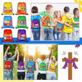 Kacctyen Christian Drawstring Bags 18 Pcs Polyester Multi-color Bulk Gift by Deal US