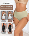 USEASY Mid Waist Tummy Control Seamless Shapewear Women Mint Size S by Deal US