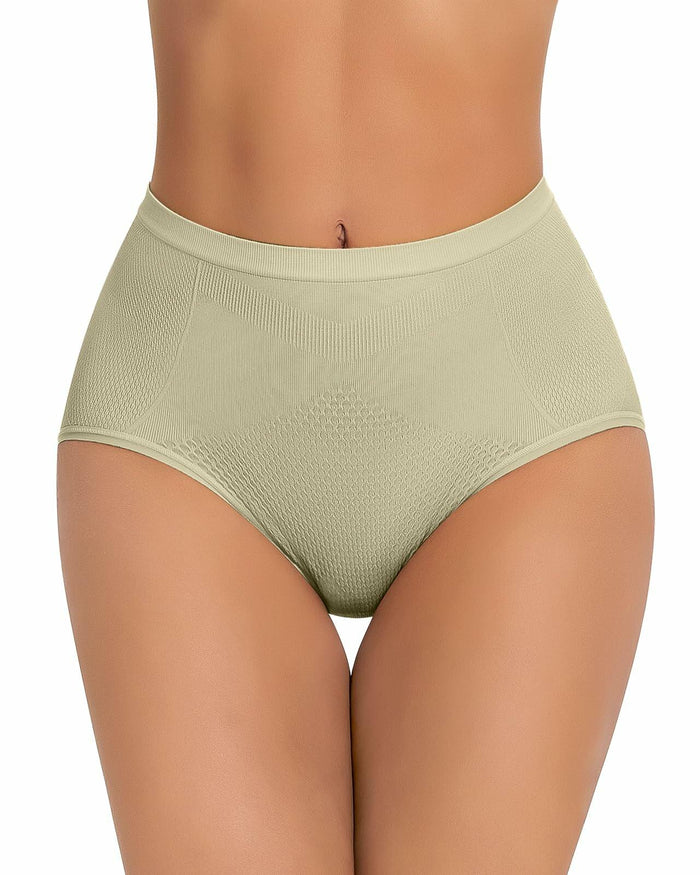 USEASY Mid Waist Tummy Control Seamless Shapewear Women Mint Size S by Deal US