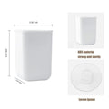 ORIJOYNA 2 Pack Wall Mounted Self-Adhesive Toothbrush Holder White by Deal US