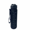 [Like New] Healthaccessories Motivational Reusable Tritan Water Bottle 32oz Blue BPA Free by Deal US