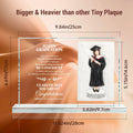[Like New] Graduation Gifts 2025 Crystal Graduate Figurine Plaque 4x6 Inspirational by Deal US