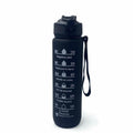 [Like New] Healthaccessories Motivational Reusable Tritan Water Bottle 32oz Blue BPA Free by Deal US