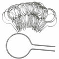 Evecad 250PCS 12Ga Preformed Fence Ties for 1-5/8 Post Silver by Deal US