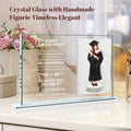 [Like New] Graduation Gifts 2025 Crystal Graduate Figurine Plaque 4x6 Inspirational by Deal US