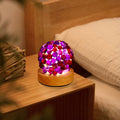 [Like New] Nizrsky Crystal Night Light Home Decor Lamp Purple Agate 0.86lb by Deal US