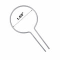Evecad 250PCS 12Ga Preformed Fence Ties for 1-5/8 Post Silver by Deal US