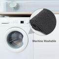 ITSOFT Plush Bathroom Rug 47x21 Charcoal Gray Non Slip Chenille Quick Dry by Deal US