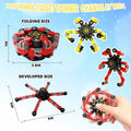 Deformation Fingertip Decompression Mechanical Gyroscope DIY Chain Red+Yellow by Deal US