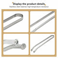[Like New] QKFU BBQ Sa-Used Rotating Maybe, Flip Bacon Steak Meat Sausage Vegetables Tongs by Deal US