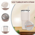 [Like New] YOUEXPERT 14 oz Tumbler with Straw, Insulated Tumblers with Lid and Straw, 14 oz by Deal US