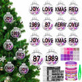 [Like New] Poen 50 Pcs Pink Christmas Ball Ornaments for Tree DIY Holiday Decor by Deal US