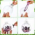 [Like New] Poen 50 Pcs Pink Christmas Ball Ornaments for Tree DIY Holiday Decor by Deal US